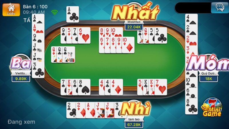 Chiến thuật đánh phỏm tá lả hiệu quả dễ dàng thắng lớn