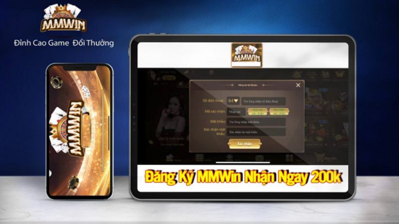 Việc đăng ký tài khoản tại Mmwin khá đơn giản và nhanh chóng